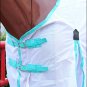 74" HILASON UV PROTECT AIRFLOW MESH HORSE FLY SHEET W/ BELLY STRAP WHITE