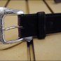 38IN. TONY LAMA CUTTING CHAMP SCALLOP WESTERN LEATHER MANS BELT BROWN W/ CONCHO