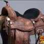 TO106DBRO HILASON TREELESS WESTERN TRAIL BARREL RACING HORSE RIDING SADDLE 16 17