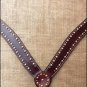 HILASON WESTERN LEATHER HORSE BREAST COLLAR DARK BROWN