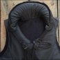 PV101- HILASON LEATHER BAREBACK PRO RODEO BULL RIDING PROTECTIVE VEST BLACK