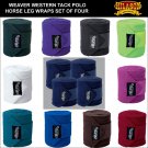 WEAVER WESTERN TACK POLO HORSE LEG WRAPS SET OF FOUR