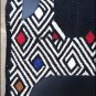 FEP237 HILASON SHOW NEW ZEALAND WOOL SADDLE BLANKET WESTERN BLACK WHITE