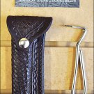 LEATHER HOOF PICK HOLDERBASKET WEAVE BY CIRCLE Y