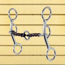 REINSMAN JUST ENOUGH 3 PIECE SWEET & SOUR HORSE SNAFFLE BIT WITH LIFESAVER