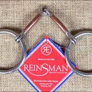 REINSMAN STAGE A TRADITIONAL LOOSE RING 3/8 INCH SMOOTH COPPER HORSE SNAFFLE BIT