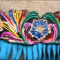 HILASON WESTERN LEATHER HORSE BREAST COLLAR HAND PAINT FRINGES
