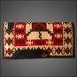 FE157-F HILASON WESTERN NEW ZEALAND WOOL HORSE SADDLE BLANKET BEIGE BROWN RED