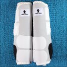 EXTRA LARGE WHITE CLASSIC EQUINE LEGACY SYSTEM HORSE FRONT SPORT BOOT PAIR