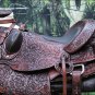 W74MA-F HILASON BIG KING SERIES WESTERN WADE RANCH ROPING COWBOY TRAIL SADDLE 16