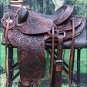 W74MA-F HILASON BIG KING SERIES WESTERN WADE RANCH ROPING COWBOY TRAIL SADDLE 16