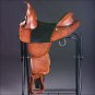 HILASON TREELESS WESTERN TRAIL BARREL RACING LEATHER HORSE RIDING SADDLE 14"