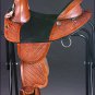 HILASON TREELESS WESTERN TRAIL BARREL RACING LEATHER HORSE RIDING SADDLE 14"