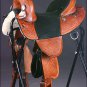 HILASON TREELESS WESTERN TRAIL BARREL RACING LEATHER HORSE RIDING SADDLE 14"