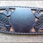 HILASON WESTERN LEATHER HORSE BREAST COLLAR HAND CARVED BLACK