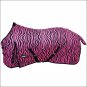 72 INCH PINK ZEBRA TOUGH-1 600D RIPSTOP POLY WATERPROOF HORSE WINTER SHEET