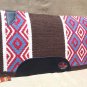 FEP309 MADE IN USA HILASON WESTERN WOOL SHOCK BUSTER SADDLE BLANKET PAD BROWN PI