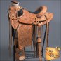 WD074-F HILASON BIG KING SERIES WESTERN WADE RANCH ROPING COWBOY TRAIL SADDLE 16