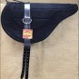 HILASON NATURAL HORSEMANSHIP LEATHER BAREBACK ENGLISH TREELESS HORSE SADDLE PAD