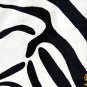 H192F HILASON HAIR ON LEATHER PURE BRAZILIAN COWHIDE SKIN RUG CARPET ZEBRA PRINT