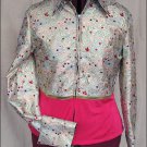 A2 LARGE HILASON WESTERN HORSE SHOWMANSHIP PLEASURE JACKET SHIRT RODEO QUEEN