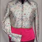 A2 LARGE HILASON WESTERN HORSE SHOWMANSHIP PLEASURE JACKET SHIRT RODEO QUEEN