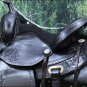 TO111BK-F HILASON TREELESS WESTERN LEATHER TRAIL PLEASURE HORSE RIDING SADDLE 15