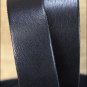 44IN. BLACK 1.5in CASUAL PLAIN STRAP LEATHER BELT MADE IN USA