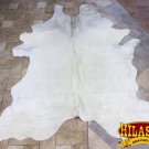 HS1164-F HILASON HAIR ON LEATHER PURE BRAZILIAN COWHIDE SKIN RUG CARPET NATURAL