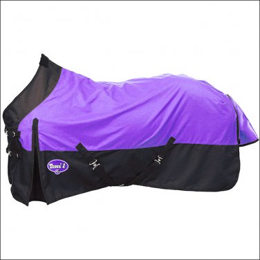 72 INCH PURPLE TOUGH-1 1200D WATERPROOF TACK HORSE WINTER SHEET