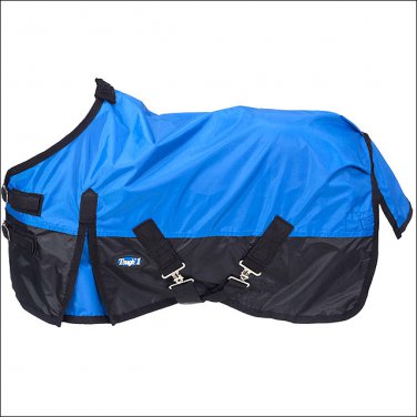 46 INCH BLUE TOUGH-1 420D WATERPROOF MINIATURE HORSE WINTER SHEET