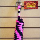 HOT PINK BLACK HILASON WESTERN TACK HORSE POLY LEAD ROPES W/ BRASS PLATED SNAP