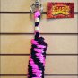 HOT PINK BLACK HILASON WESTERN TACK HORSE POLY LEAD ROPES W/ BRASS PLATED SNAP