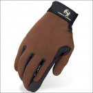 SIZE 09 HERITAGE PERFORMANCE RIDING GLOVES HORSE EQUESTRIAN BROWN
