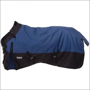 69 inch NAVY TOUGH-1 1200D WATERPROOF POLY TURNOUT BLANKET ADJUST SNUGGIT NECK