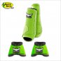 MEDIUM LIME RELENTLESS TREVOR BRAZILE HORSE 2 FRONT LEG SPORT 2 BELL BOOT SET
