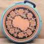 AH-2 HILASON HORSE MEDIUM TURQUOISE MOLDED HEAVY DUTY ABS ROPE CAN LEATHER TRIM