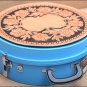 AH-2 HILASON HORSE MEDIUM TURQUOISE MOLDED HEAVY DUTY ABS ROPE CAN LEATHER TRIM