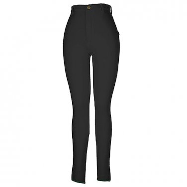 DEVONAIRE LADIES CLASSIC COTTON LYCRA FULL SEAT BREECH HORSE RIDING LONG BLACK