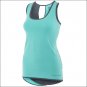 MEDIUM NOBLE OUTFITTTERS LADIES TOP LIL LOVER TANK AQUA SKY HEATHER