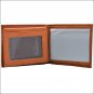 4 1/4 x 3 1/2 3D TAN WESTERN MENS BIFOLD HAND TOOLD LEATHER WALLET EAGLE DESIGN