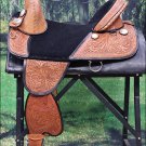 TW101MBK-F HILASON TREELESS WESTERN TRAIL BARREL RACING LEATHER HORSE SADDLE 14"