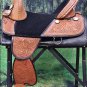 TW101MBK-F HILASON TREELESS WESTERN TRAIL BARREL RACING LEATHER HORSE SADDLE 14"