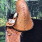 TW101MBK-F HILASON TREELESS WESTERN TRAIL BARREL RACING LEATHER HORSE SADDLE 14"