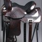 TO100DBA- HILASON TREELESS WESTERN TRAIL BARREL RACING SADDLE 16