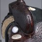 TO100DBA- HILASON TREELESS WESTERN TRAIL BARREL RACING SADDLE 16