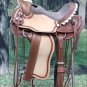 BH76 HILASON BIG KING SERIES WESTERN LEATHER RANCH ROPING COWBOY TRAIL SADDLE 15