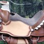 BH76 HILASON BIG KING SERIES WESTERN LEATHER RANCH ROPING COWBOY TRAIL SADDLE 15