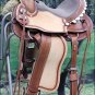 BH76 HILASON BIG KING SERIES WESTERN LEATHER RANCH ROPING COWBOY TRAIL SADDLE 15