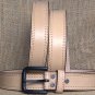 GM101-F HILASON HAND MADE HEAVY DUTY BUFFALO HIDE LEATHER STICHED BELT 34"